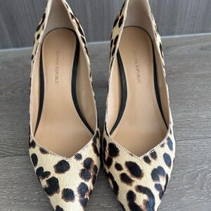 Banana Republic Animal Print Heels